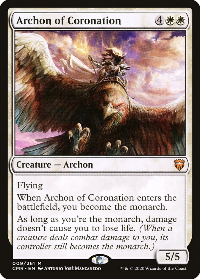 Archon of Coronation [Commander Legends] Magic: The Gathering