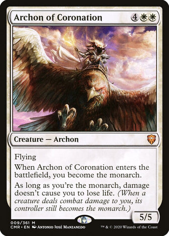 Archon of Coronation [Commander Legends] Magic: The Gathering