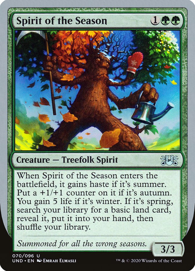 Spirit of the Season [Unsanctioned] Magic: The Gathering