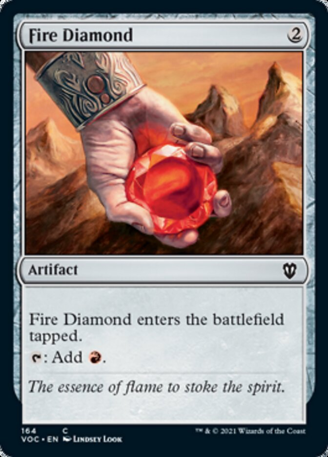 Fire Diamond [Innistrad: Crimson Vow Commander] Magic: The Gathering