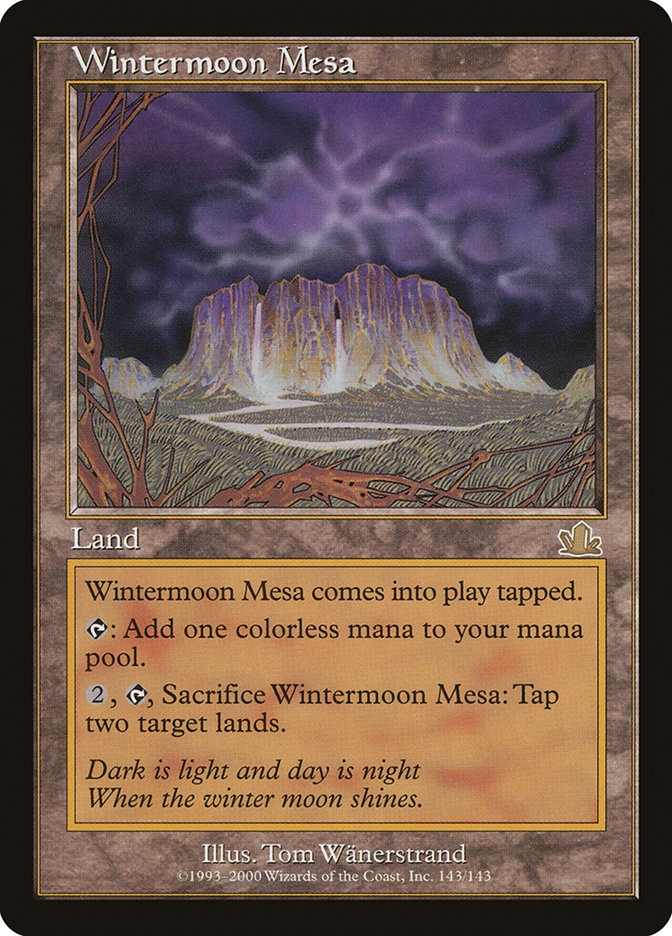 Wintermoon Mesa [Prophecy] Magic: The Gathering