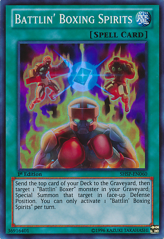 Battlin' Boxing Spirits [SHSP-EN060] Super Rare Yu-Gi-Oh!