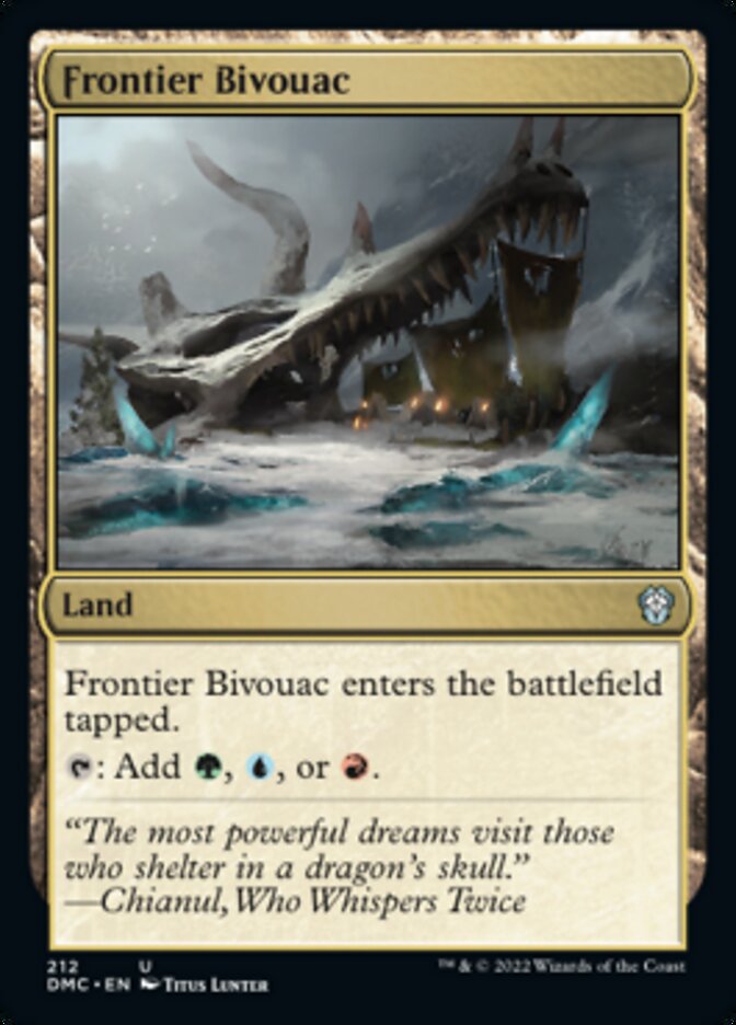 Frontier Bivouac [Dominaria United Commander] Magic: The Gathering