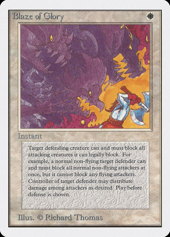 Blaze of Glory [Unlimited Edition] Magic: The Gathering
