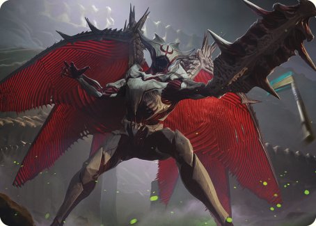 Phyrexian Vindicator Art Card [Phyrexia: All Will Be One Art Series] Magic: The Gathering