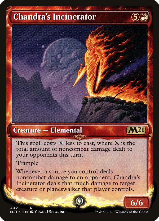Chandra's Incinerator (Showcase) [Core Set 2021] Magic: The Gathering