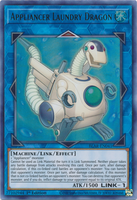 Appliancer Laundry Dragon [BLAR-EN041] Ultra Rare Yu-Gi-Oh!