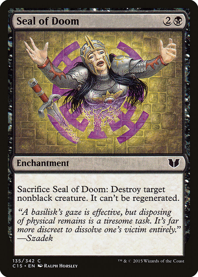 Seal of Doom [Commander 2015] Magic: The Gathering
