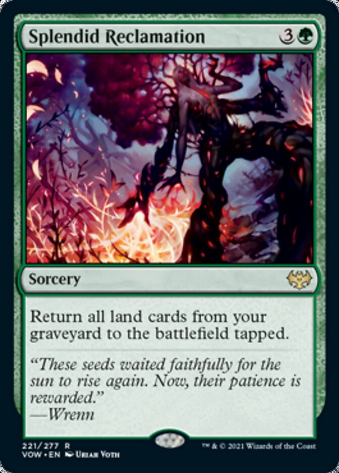 Splendid Reclamation [Innistrad: Crimson Vow] Magic: The Gathering