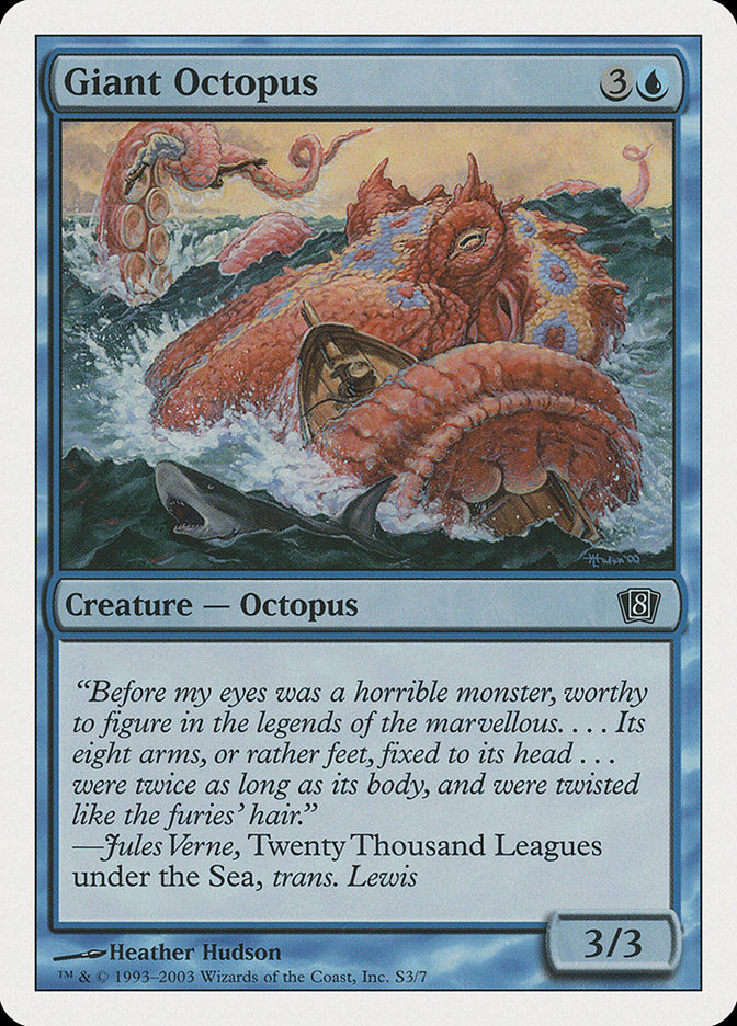 Giant Octopus [Eighth Edition] Magic: The Gathering