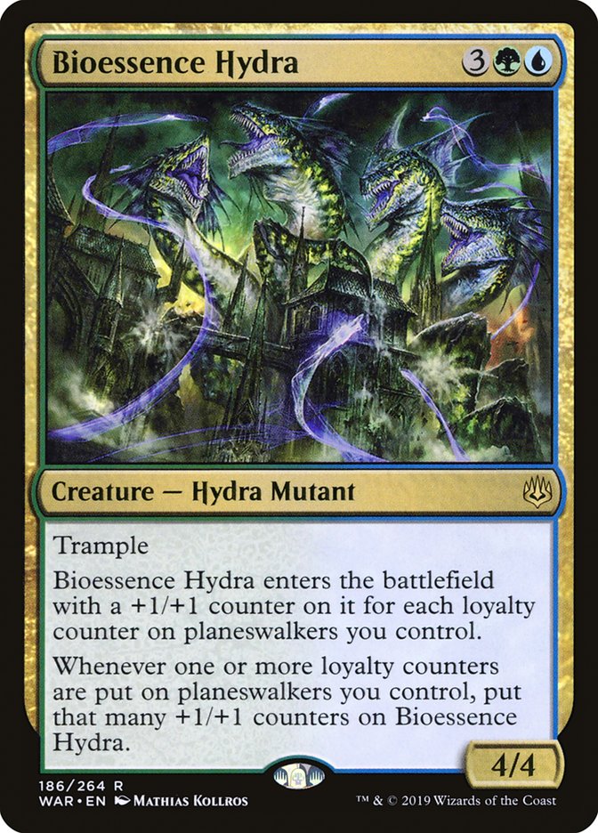 Bioessence Hydra [War of the Spark] Magic: The Gathering