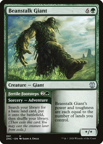 Beanstalk Giant [Zendikar Rising Commander] Magic: The Gathering