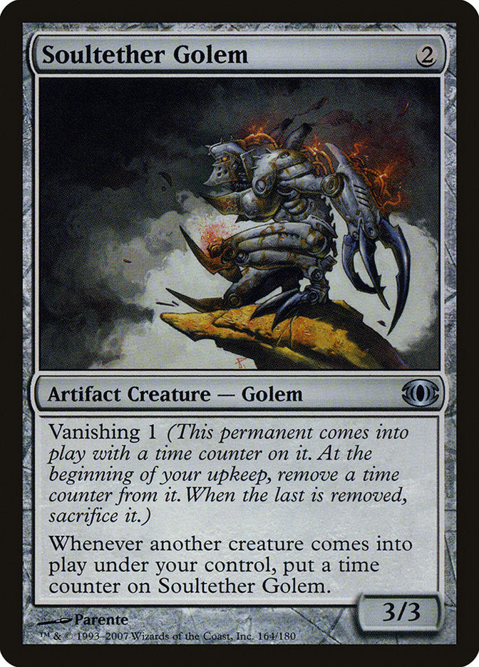Soultether Golem [Future Sight] Magic: The Gathering