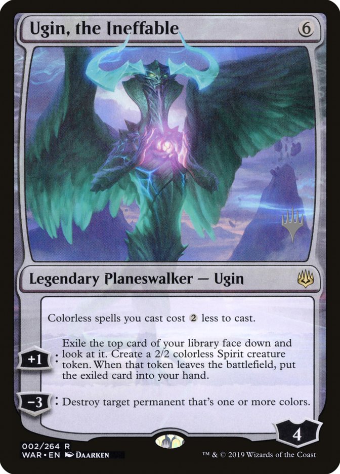 Ugin, the Ineffable (Promo Pack) [War of the Spark Promos] Magic: The Gathering