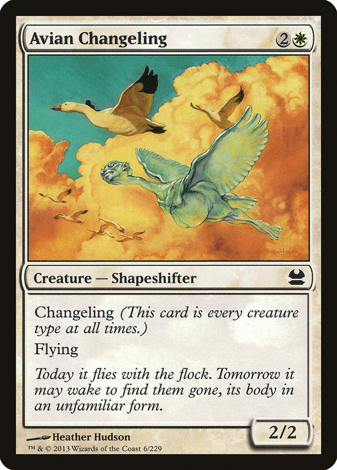 Avian Changeling [Modern Masters] Magic: The Gathering