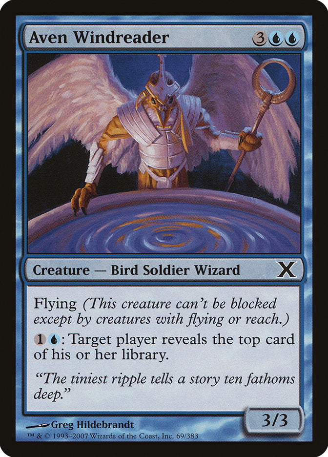 Aven Windreader [Tenth Edition] Magic: The Gathering