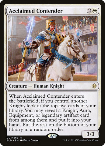 Acclaimed Contender [Throne of Eldraine] Magic: The Gathering