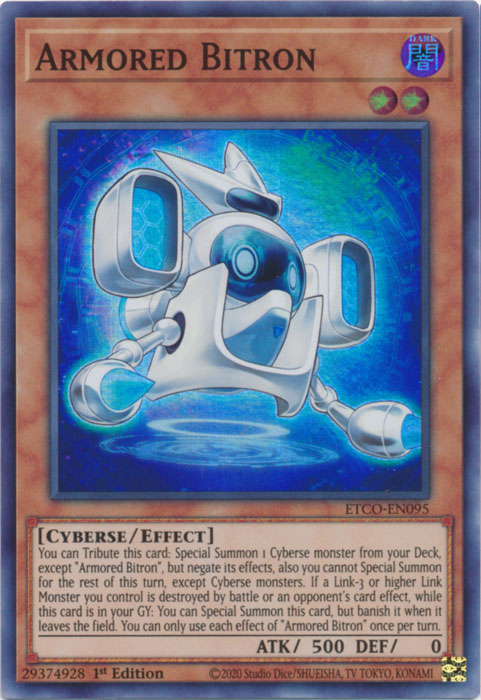 Armored Bitron [ETCO-EN095] Super Rare Yu-Gi-Oh!