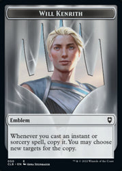 Will Kenrith Emblem // Copy Double-Sided Token [Commander Legends: Battle for Baldur's Gate Tokens] Magic: The Gathering