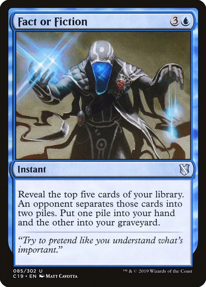 Fact or Fiction [Commander 2019] Magic: The Gathering