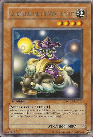 Catoblepas and the Witch of Fate [SOVR-EN014] Rare Yu-Gi-Oh!