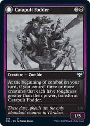 Catapult Fodder // Catapult Captain [Innistrad: Double Feature] Magic: The Gathering