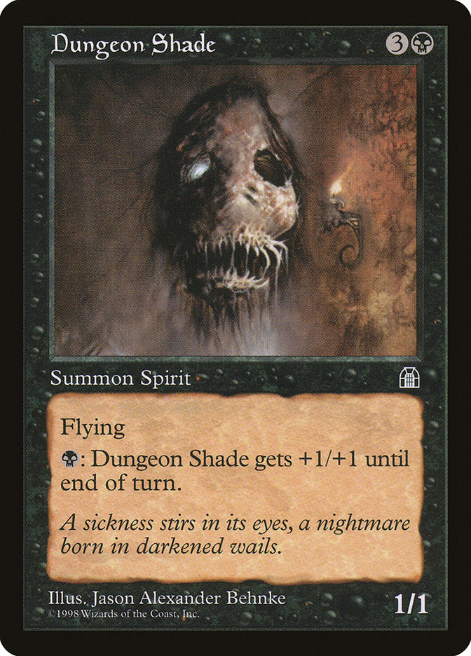 Dungeon Shade [Stronghold] Magic: The Gathering