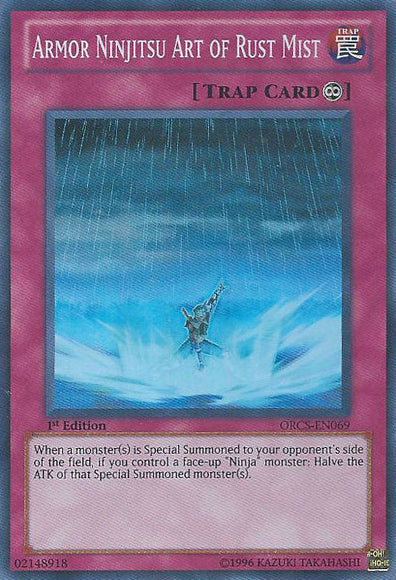 Armor Ninjitsu Art of Rust Mist [ORCS-EN069] Super Rare Yu-Gi-Oh!
