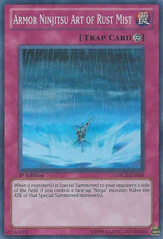 Armor Ninjitsu Art of Rust Mist [ORCS-EN069] Super Rare Yu-Gi-Oh!
