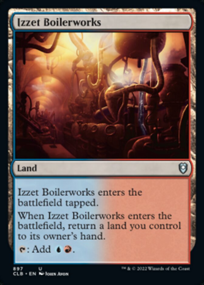 Izzet Boilerworks [Commander Legends: Battle for Baldur's Gate] Magic: The Gathering