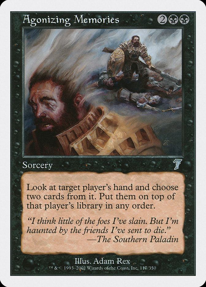 Agonizing Memories [Seventh Edition] Magic: The Gathering
