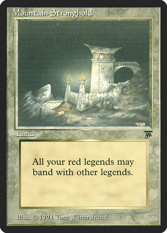 Mountain Stronghold [Legends] Magic: The Gathering