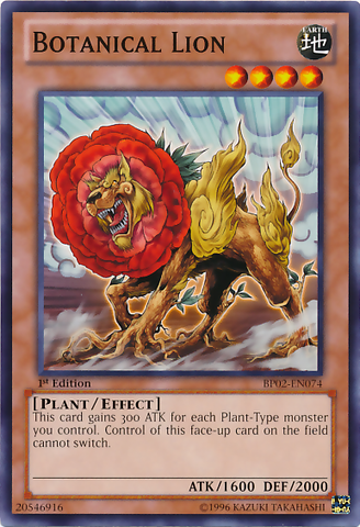Botanical Lion [BP02-EN074] Mosaic Rare Yu-Gi-Oh!