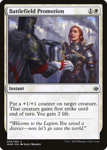 Battlefield Promotion [War of the Spark] Magic: The Gathering