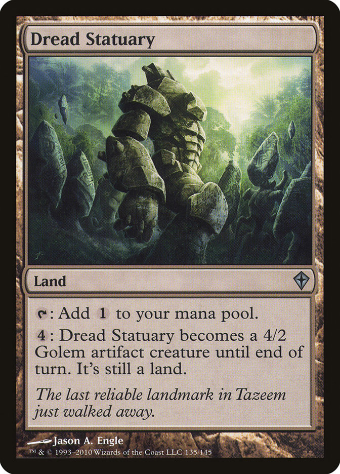 Dread Statuary [Worldwake] Magic: The Gathering