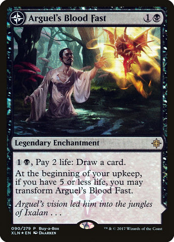 Arguel's Blood Fast // Temple of Aclazotz (Buy-A-Box) [Ixalan Treasure Chest] Magic: The Gathering