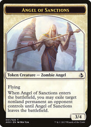 Angel of Sanctions // Drake Double-Sided Token [Amonkhet Tokens] Magic: The Gathering