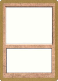 1997 World Championship Blank Card [World Championship Decks 1997] Magic: The Gathering