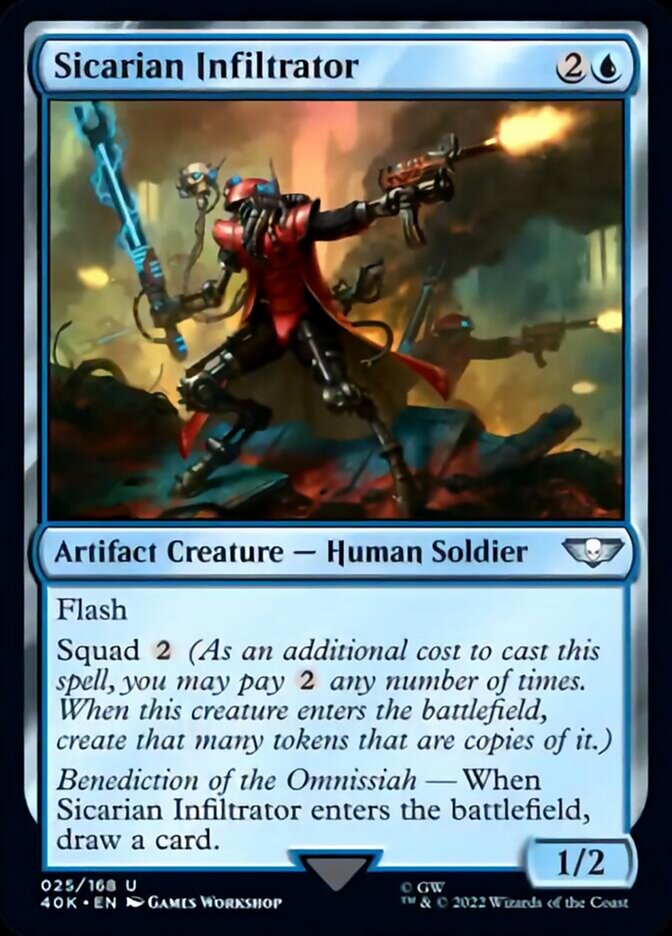 Sicarian Infiltrator [Warhammer 40,000] Magic: The Gathering