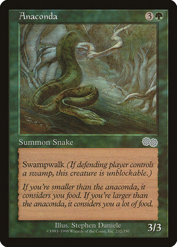 Anaconda [Urza's Saga] Magic: The Gathering