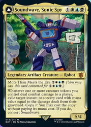 Soundwave, Sonic Spy // Soundwave, Superior Captain [Transformers] Magic: The Gathering