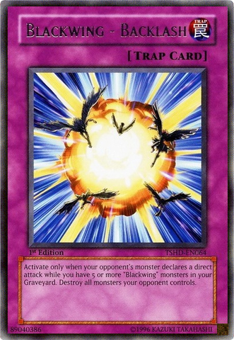 Blackwing - Backlash [TSHD-EN064] Rare Yu-Gi-Oh!