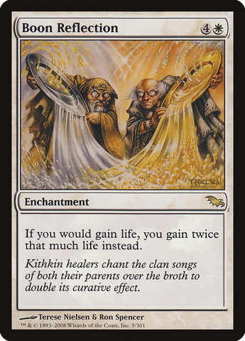 Boon Reflection [Shadowmoor] Magic: The Gathering