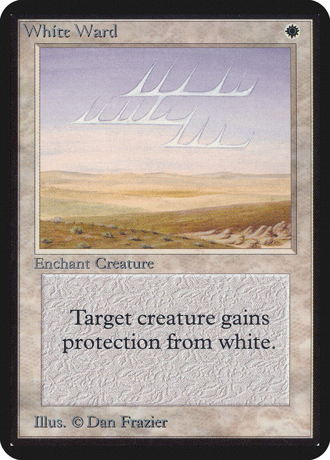 White Ward [Alpha Edition] Magic: The Gathering