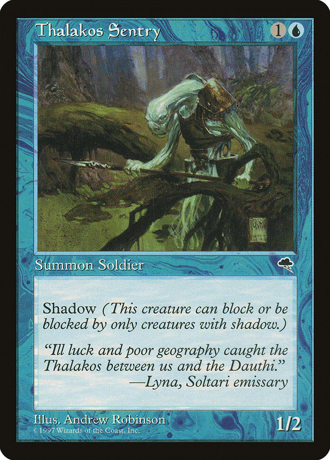Thalakos Sentry [Tempest] Magic: The Gathering