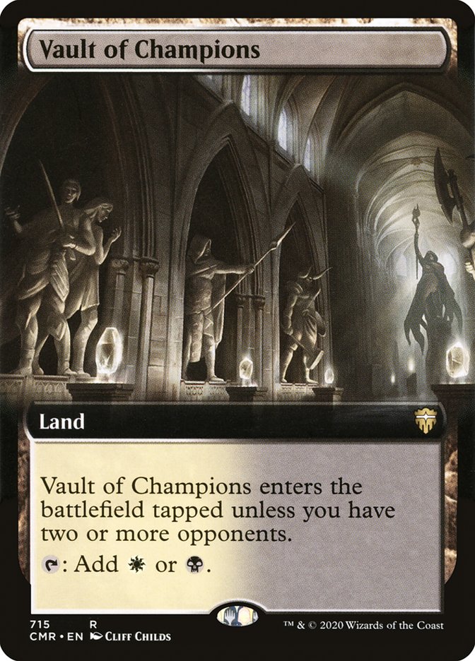 Vault of Champions (Extended Art) [Commander Legends] Magic: The Gathering