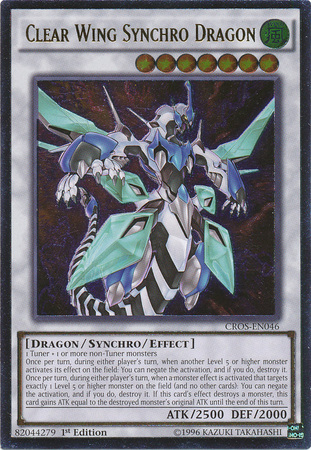 Clear Wing Synchro Dragon (UTR) [CROS-EN046] Ultimate Rare Yu-Gi-Oh!