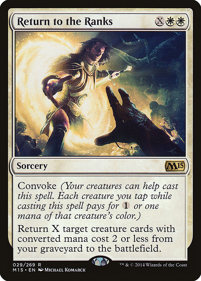 Return to the Ranks [Magic 2015] Magic: The Gathering