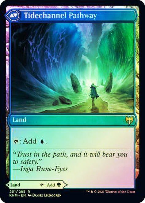 Barkchannel Pathway // Tidechannel Pathway [Kaldheim Prerelease Promos] Magic: The Gathering