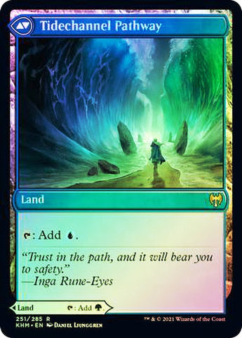 Barkchannel Pathway // Tidechannel Pathway [Kaldheim Prerelease Promos] Magic: The Gathering